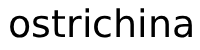 ostrichina logo